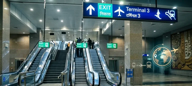 IGI Airport Terminal 3 Metro Station Delhi