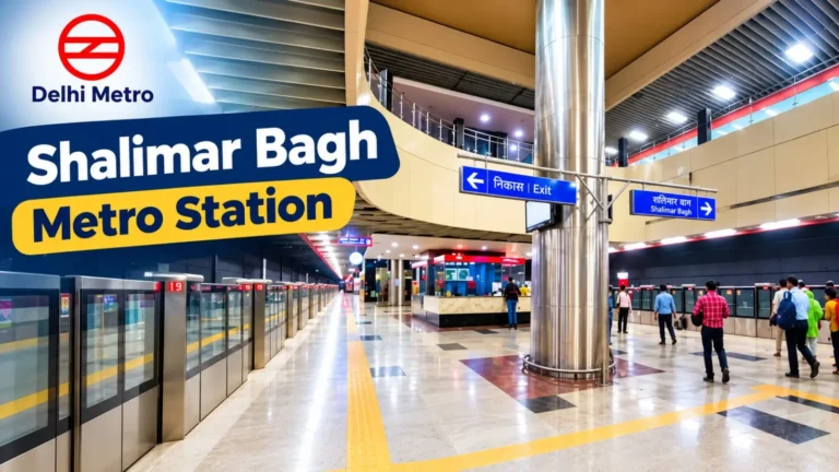 Shalimar Bagh Metro Station Delhi: Route, Gates, Nearby Places & Facilities Shalimar Bagh Metro Station Delhi